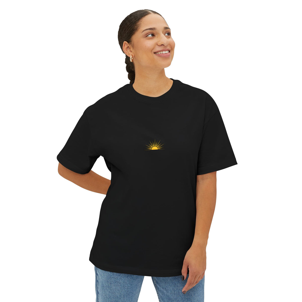 Unisex Oversized Black T-Shirt
